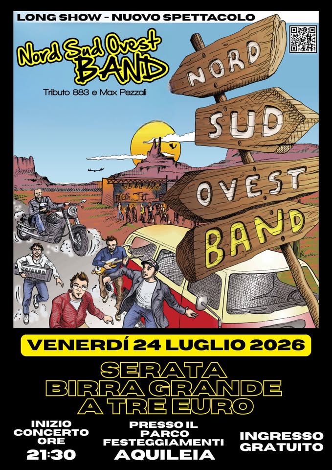 Nord Sud Ovest Band - Long Show Aquileia - Nord Sud Ovest Band - Long Show Aquileia - EventiFVG.it