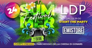 VEN 24/07 – LDP SUMMER FESTIVAL- GONARS- 2′ EDIZIONE