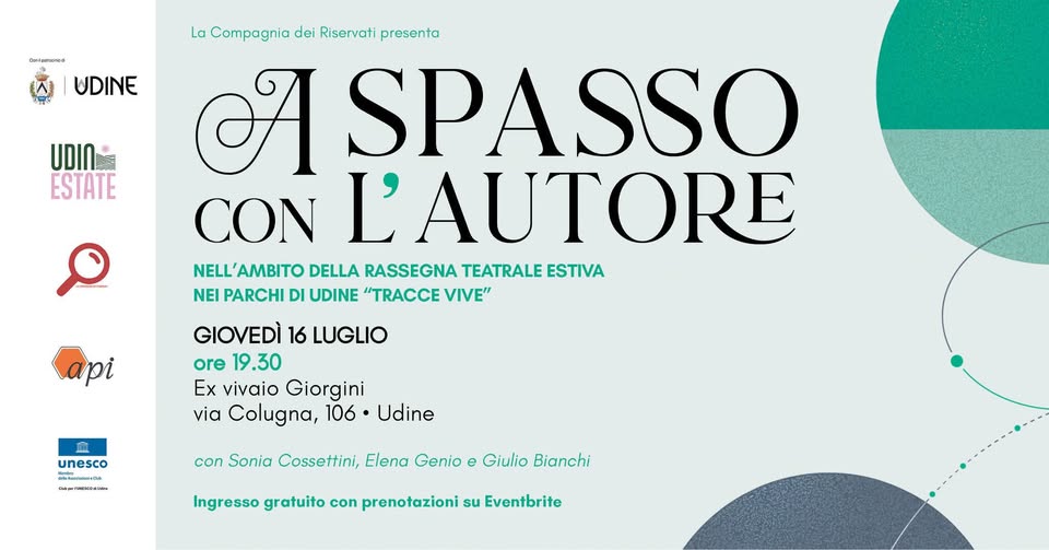 Tracce vive. A spasso con l'autore - Tracce vive. A spasso con l'autore - EventiFVG.it
