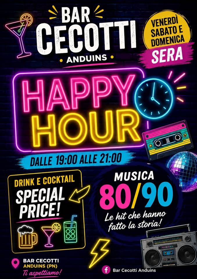 Happy Hour in Val d’Arzino - Happy Hour in Val d’Arzino - EventiFVG.it