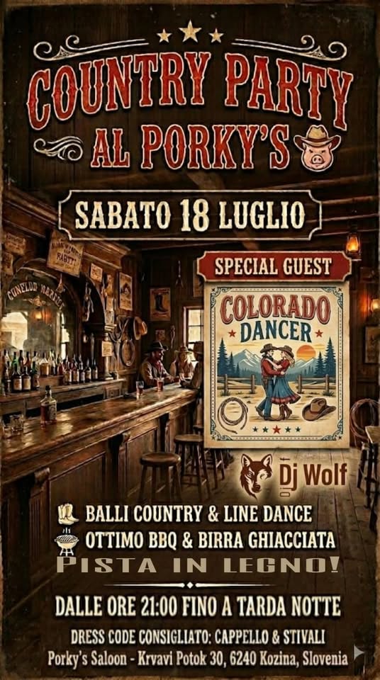 Porkys country - Porkys country - EventiFVG.it