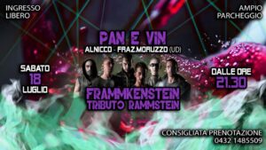 Frammkenstein – Rammstein Tribute@Pan E Vin di Alnicco(UD)