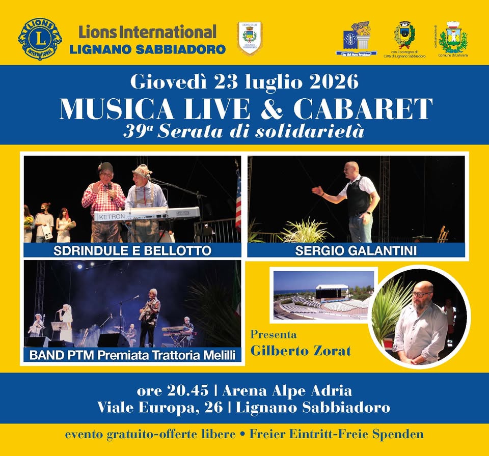 39' Serata di Solidarietà - 39' Serata di Solidarietà - EventiFVG.it
