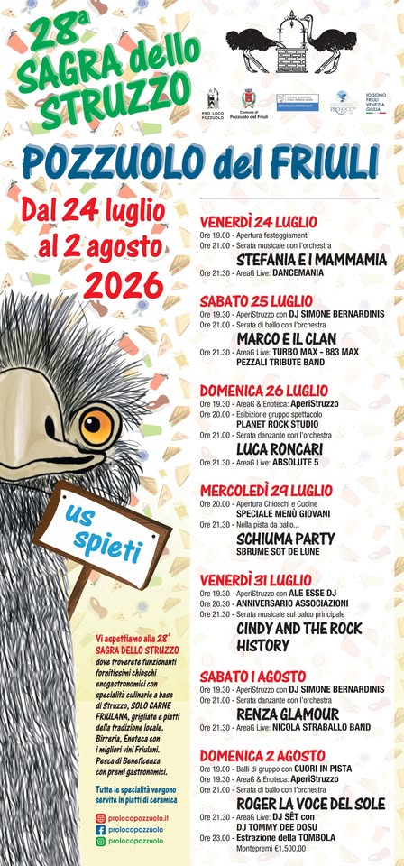 SAGRA DELLO STRUZZO 2026 POZZUOLO - EventiFVG.it