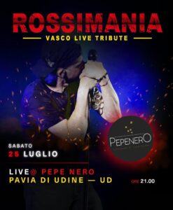 Rossimania live al PEPENERO 🎸✨