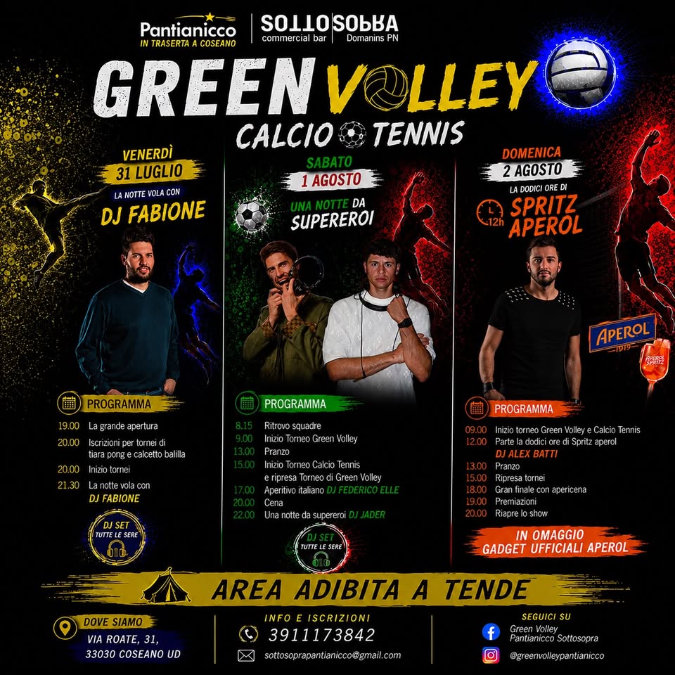 Green Volley Pantianicco SottoSopra