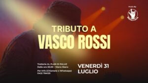 🔥 VASCO ROSSI Serata Tributo – Live al PLAN DI PALUZ 😎
