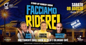 FACCIAMO RIDERE! – Stand-Up Comedy Show | SABATO 8 AGOSTO – Bar Antiche Terme (Spiaggia GIT Grado)