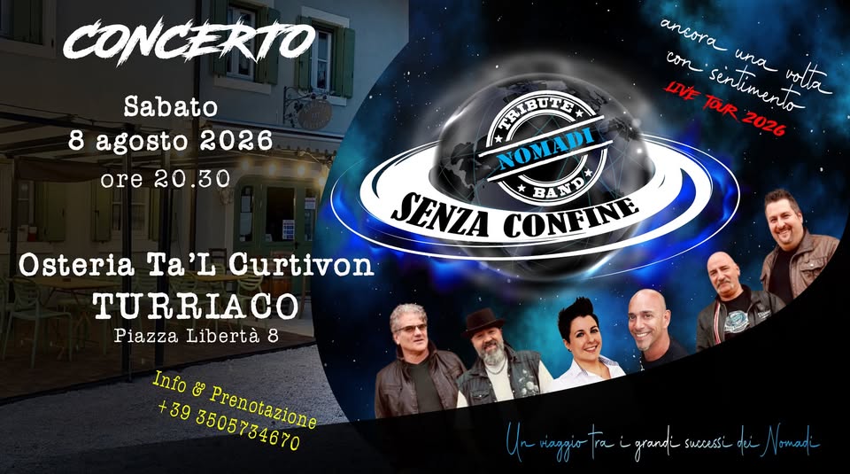 LiveTurriacoOsteriaTa'LCurtivon - LiveTurriacoOsteriaTa'LCurtivon - EventiFVG.it