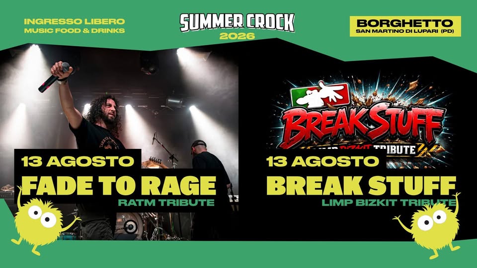 FADE TO RAGE & BREAK STUFF – Rage Against the Machine & Limp Bizkit Tribute