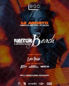 Mercolebeach – 12 Agosto 2026 – L’Ego Udine