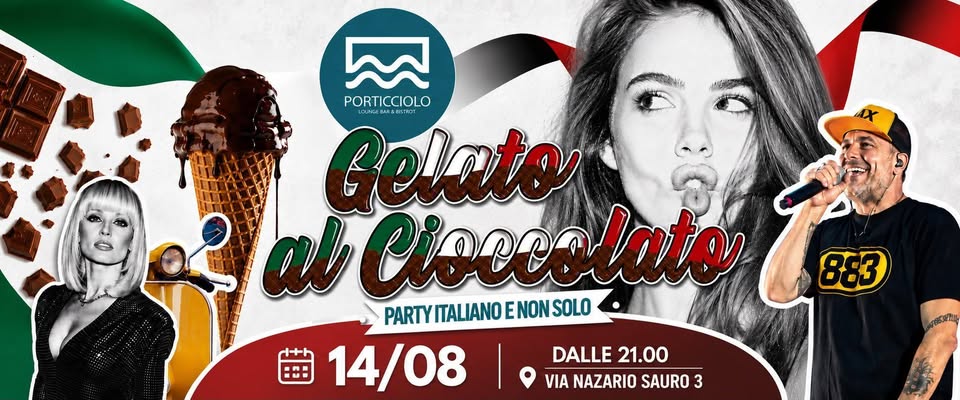 Gelato al Cioccolato - Party Italiano e non solo - Gelato al Cioccolato - Party Italiano e non solo - EventiFVG.it