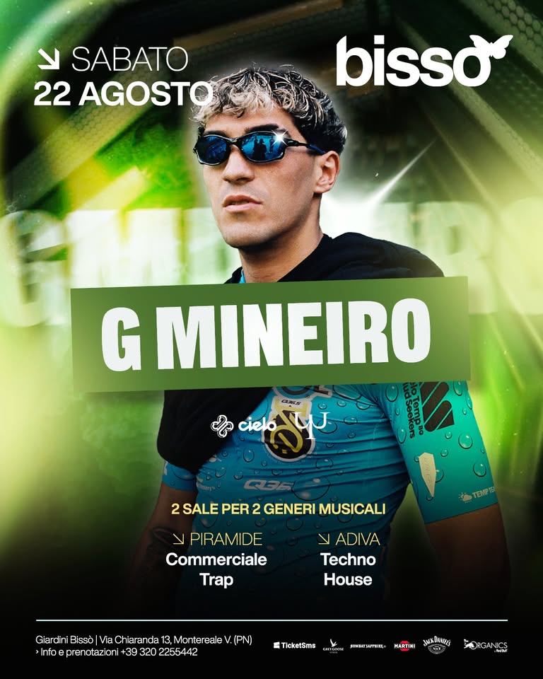 G MINEIRO • Bissò - G MINEIRO • Bissò - EventiFVG.it