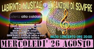 LABIRINTO MUSICALE ALL’OSTERIA ALLA CALDAIA DI MONFALCONE