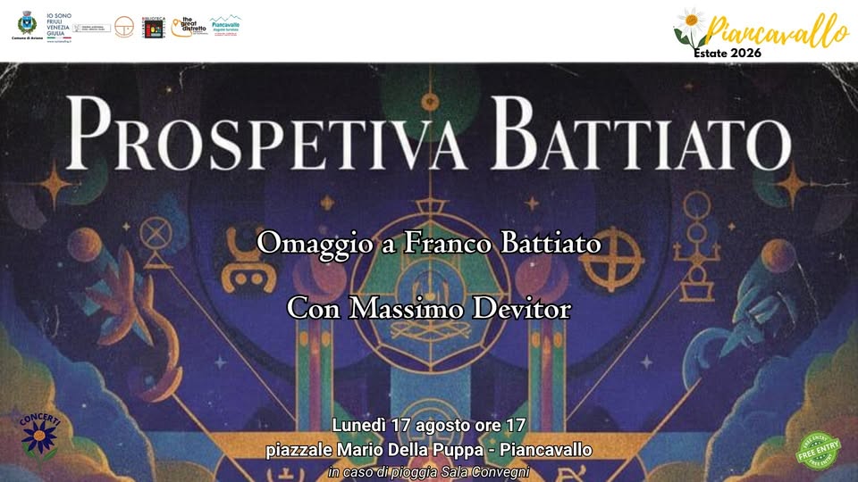 A Piancavallo Onde De Mar in PROSPETTIVA BATTIATO - A Piancavallo Onde De Mar in PROSPETTIVA BATTIATO - EventiFVG.it