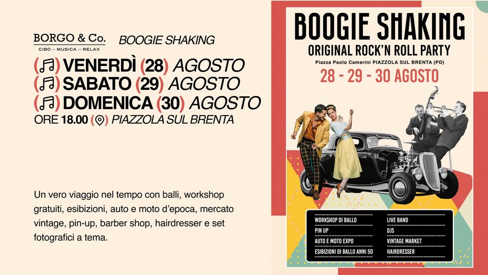 BOOGIE SHAKING - BOOGIE SHAKING - EventiFVG.it