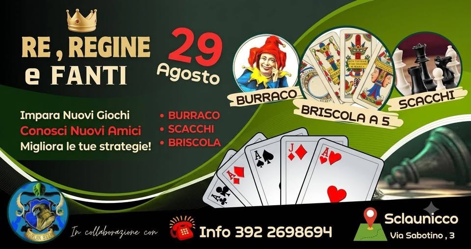 RE, REGINE & FANTI .... impara , gioca e divertiti in compagnia - EventiFVG.it