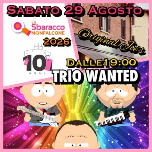 SBARACCO COL TRIO IN ORIGINAL JOE’S