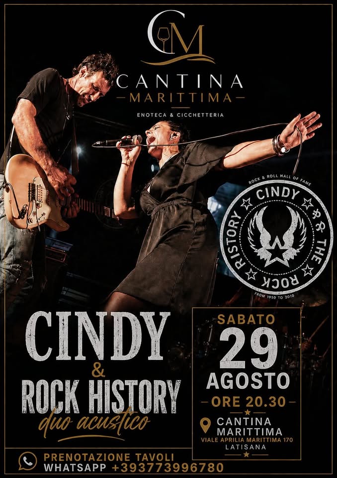 Cindy & the Rock History Duo Acustico - EventiFVG.it
