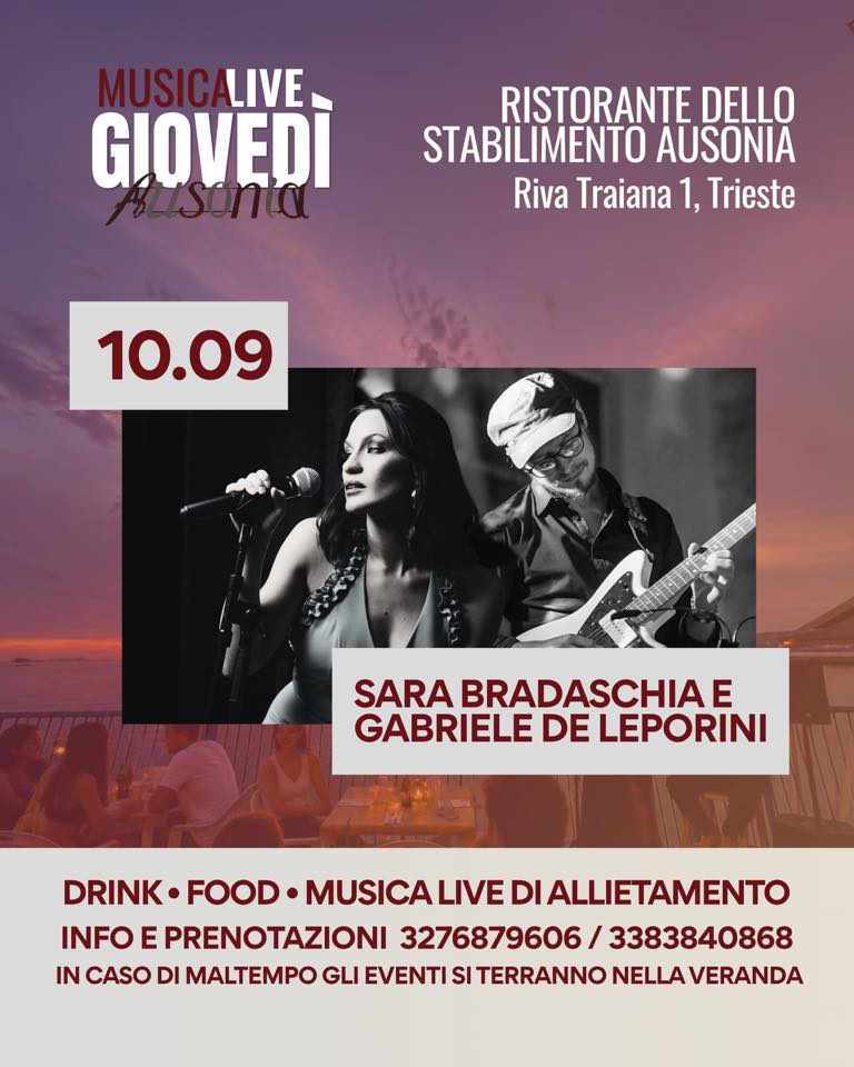 Giovedì Live 10/09 - Giovedì Live 10/09 - EventiFVG.it