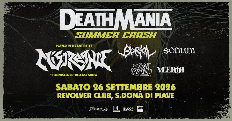Deathmania Summer Crash 2026 - Deathmania Summer Crash 2026 - EventiFVG.it