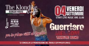 💥VENERDI 04 SETTEMBRE💥 🔥GUERRIERO MENGONI TRIBUTE BAND🔥