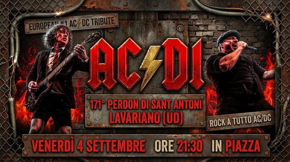 🎸 ROCK A TUTTO AC/DC! Gli AC/DI infiammano Lavariano (UD) ⚡