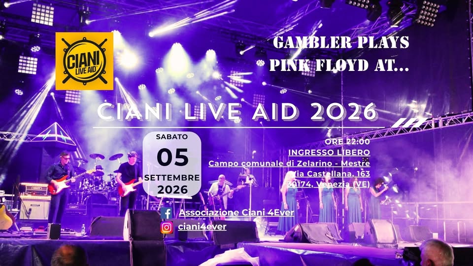 Gambler plays at... "VI° Ciani Live Aid" - Zelarino - Venezia - Gambler plays at... "VI° Ciani Live Aid" - Zelarino - Venezia - EventiFVG.it