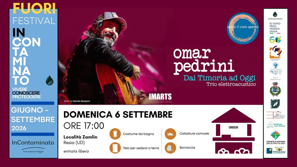 Omar Pedrini - Dai Timoria ad Oggi, Trio elettroacustico - EventiFVG.it