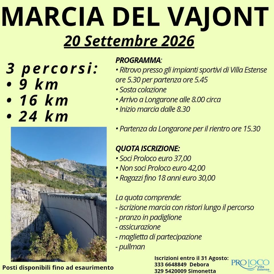 Marcia del Vajont