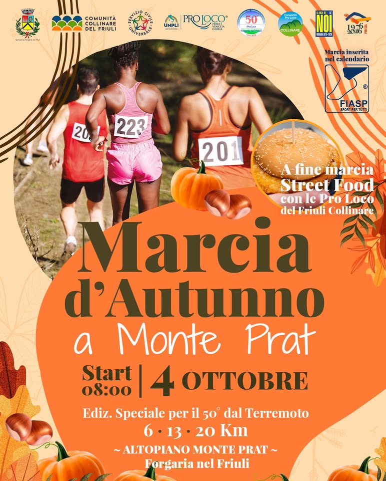 MARCIA D’AUTUNNO A MONTE PRAT • Ediz. Speciale 50° dal Terremoto