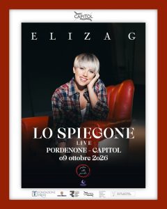 Eliza G – Lo Spiegone Live | Capitol, Pordenone