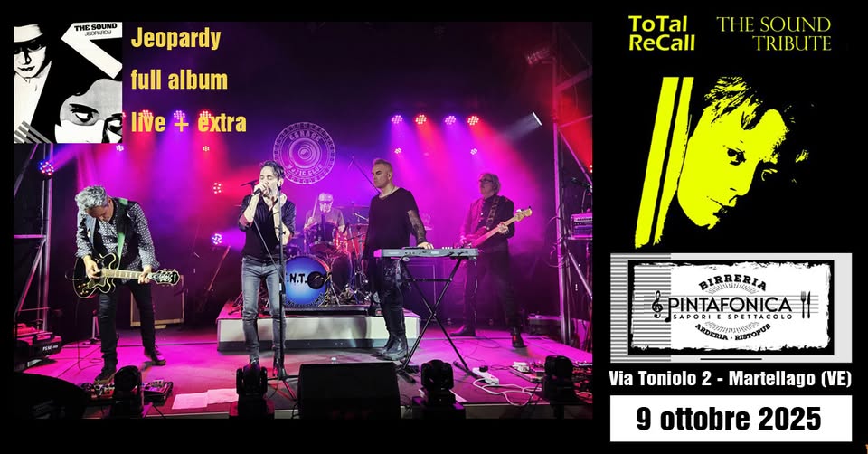 ToTal ReCall – Un omaggio a “Jeopardy” | live @ Pintafonica - ToTal ReCall – Un omaggio a “Jeopardy” | live @ Pintafonica - EventiFVG.it