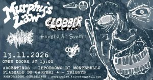 MURPHY’S LAW (USA) + Clobber (UK) + Cannibe + Hanged At Sunset + Corpi Contundenti