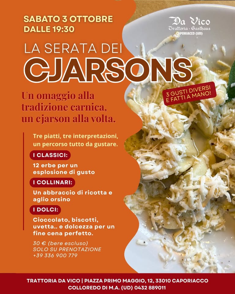 SERATA DEI CJARSONS A CAPORIACCO - SERATA DEI CJARSONS A CAPORIACCO - EventiFVG.it