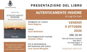 A Cordenons Presentazione del libro AUTENTICAMENTE INSIEME di Luigi De Carli