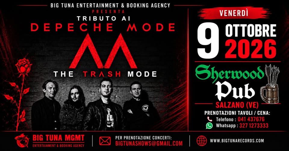 THE TRASH MODE - DEPECHE MODE TRIBUTE BAND live@SHERWOOD PUB, SALZANO (VE) - EventiFVG.it