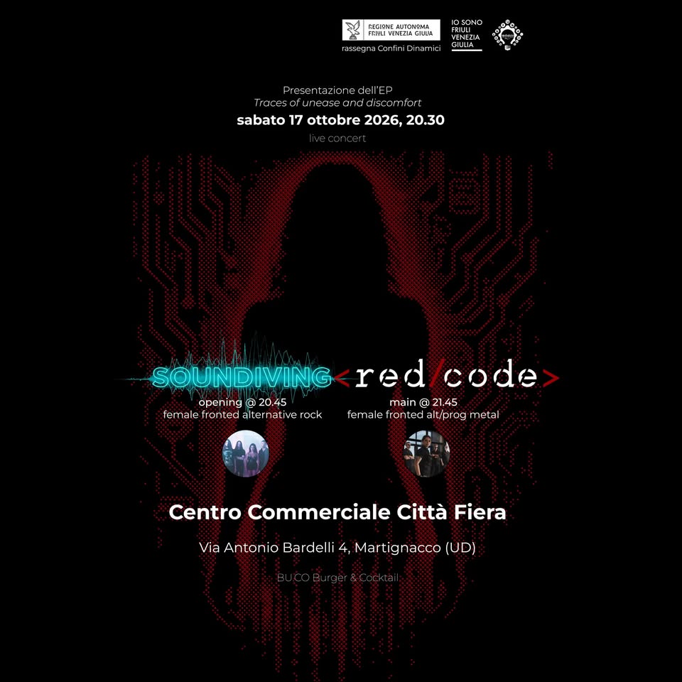 Red Code + Soundiving live @ Centro Commerciale Città Fiera - Traces of unease and disconfort - Red Code + Soundiving live @ Centro Commerciale Città Fiera - Traces of unease and disconfort - EventiFVG.it
