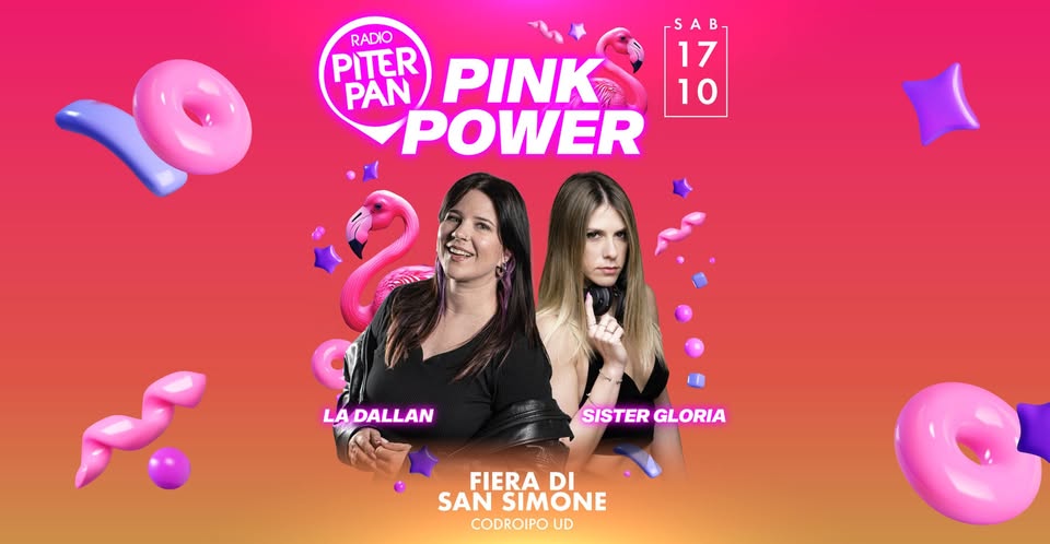 Piterpan Pink Power @ Fiera di San Simone | Codroipo UD - Piterpan Pink Power @ Fiera di San Simone | Codroipo UD - EventiFVG.it