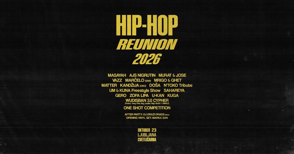 HIP-HOP REUNION 2026 (POKLON HIP-HOPU) - EventiFVG.it