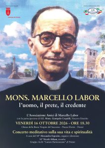 Mons. Marcello Labor: l’uomo, il prete, il credente. Concerto spirituale sulla sua vita