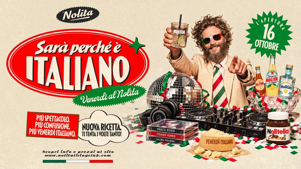 VENERDI ITALIANO 🇮🇹 Venerdi 16 Ottobre - EventiFVG.it