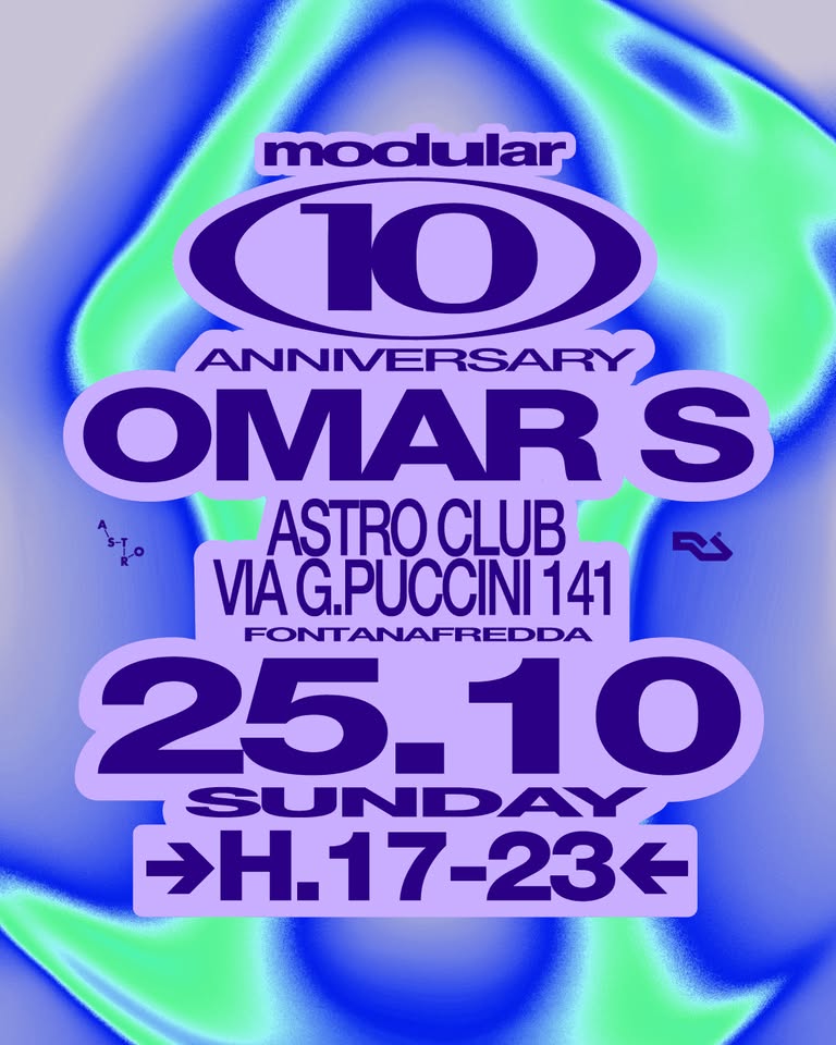 10 years of Modular w/Omar S - 10 years of Modular w/Omar S - EventiFVG.it
