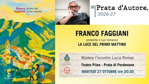 A Prata d’Autore Franco Faggiani presenta il suo romanzo La luce del primo mattino