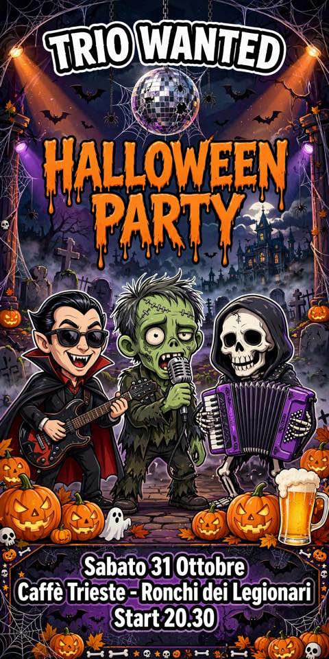 Hallowen con El TRIO ππ»π - Hallowen con El TRIO ππ»π - EventiFVG.it